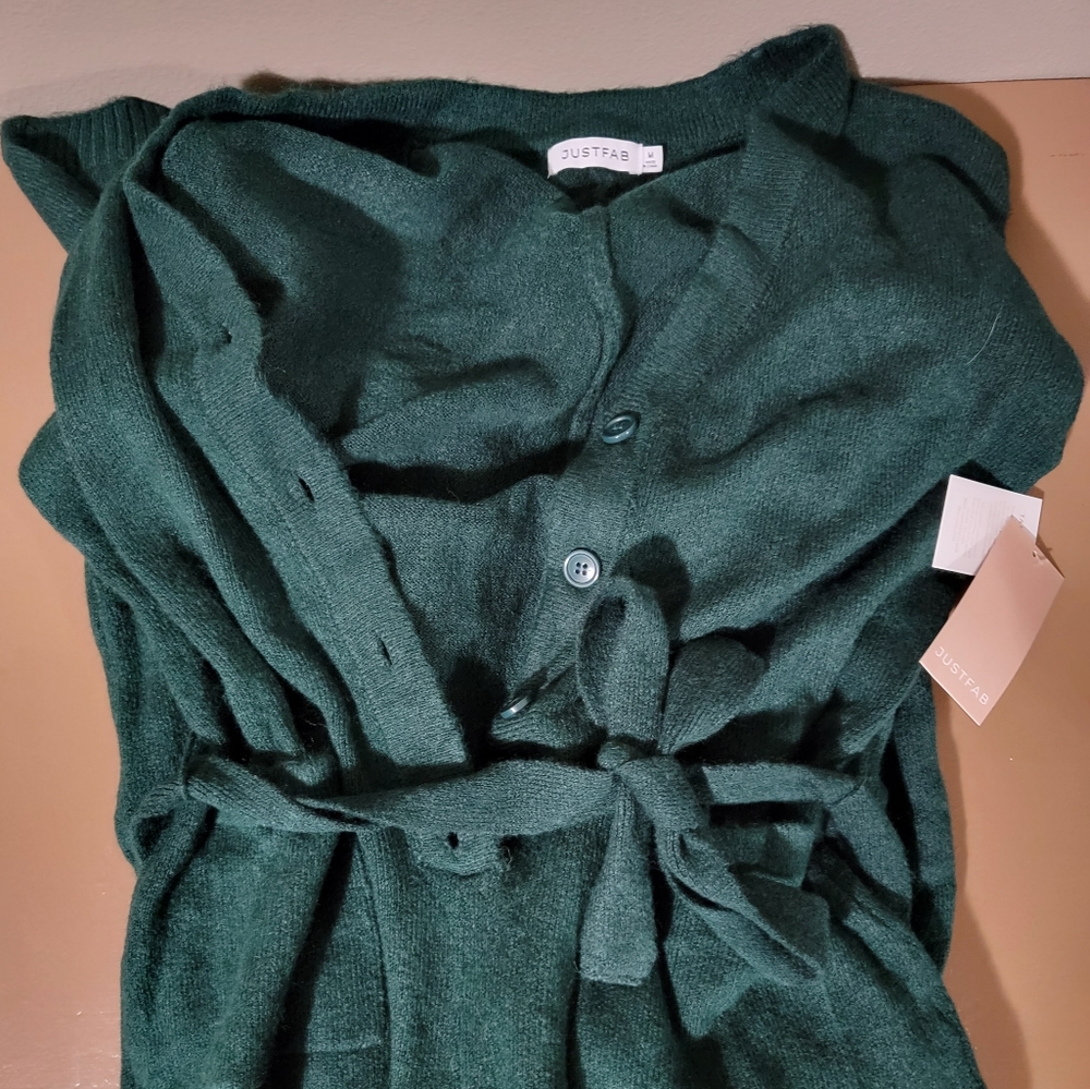 JustFab one piece sweater, Medium, Deep Green, Never Worn, NWT